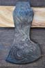 CARVED STEEL VIKING AGE AXE HEAD